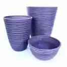 Саксия K2-11VD50-Ø51x25.4см, Лилав цвят