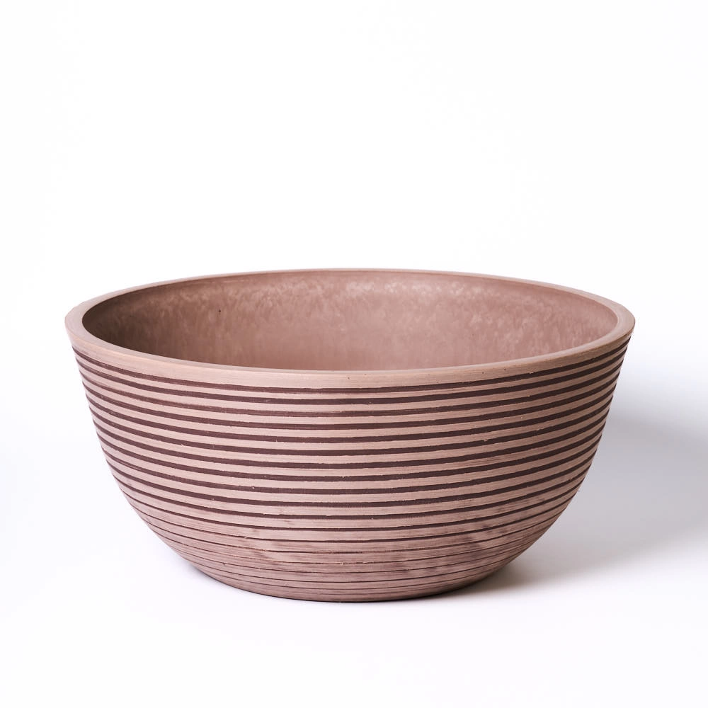 Саксия K3-11VD30-Ø31x15см, Бежов цвят