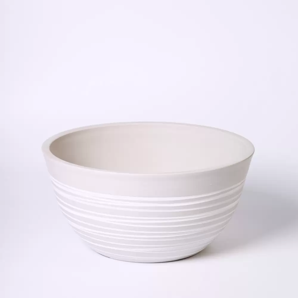 Саксия KA2-11VD25-Ø25.5x12.7см, Бял цвят