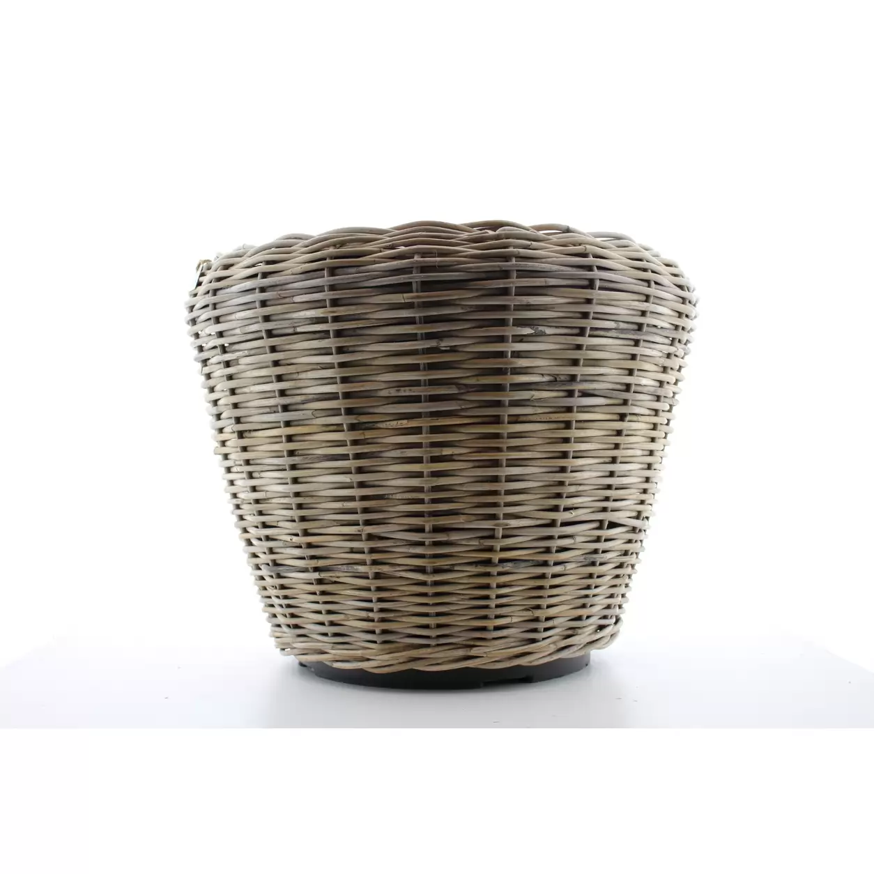 Саксия Ратан Грей-Drypot Rattan Grey Ø65x50cм