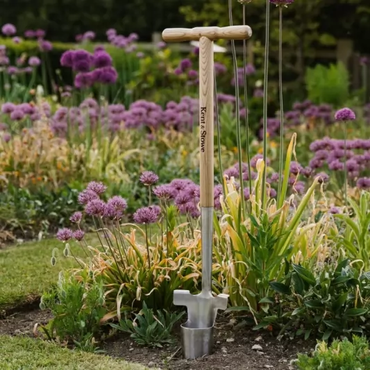 Kent & Stowe Stainless Steel Long Handled Bulb Planter