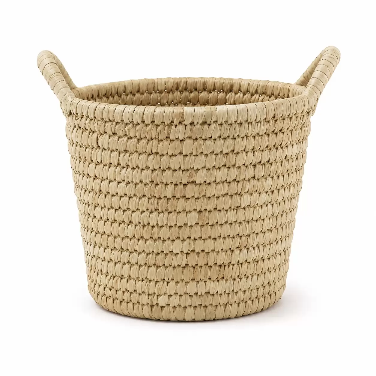 Кошница-Basket Palm Leaf Natural Ø25x22cм