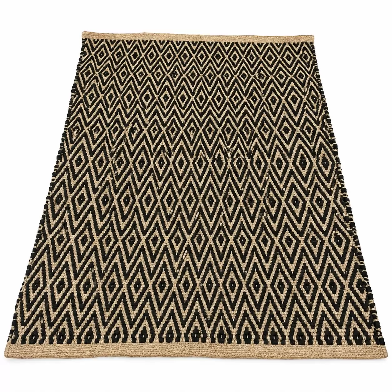Килим Диамант-Carpet Diamond Natural/Black 80X210см