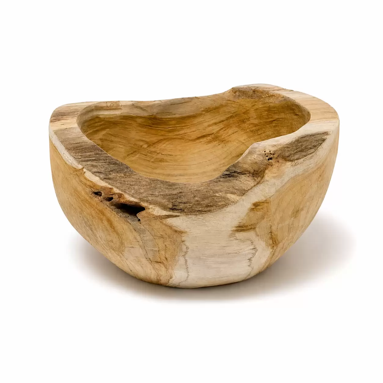 Купа Тиково дърво - Bowl Teak Natural Ø20x10см