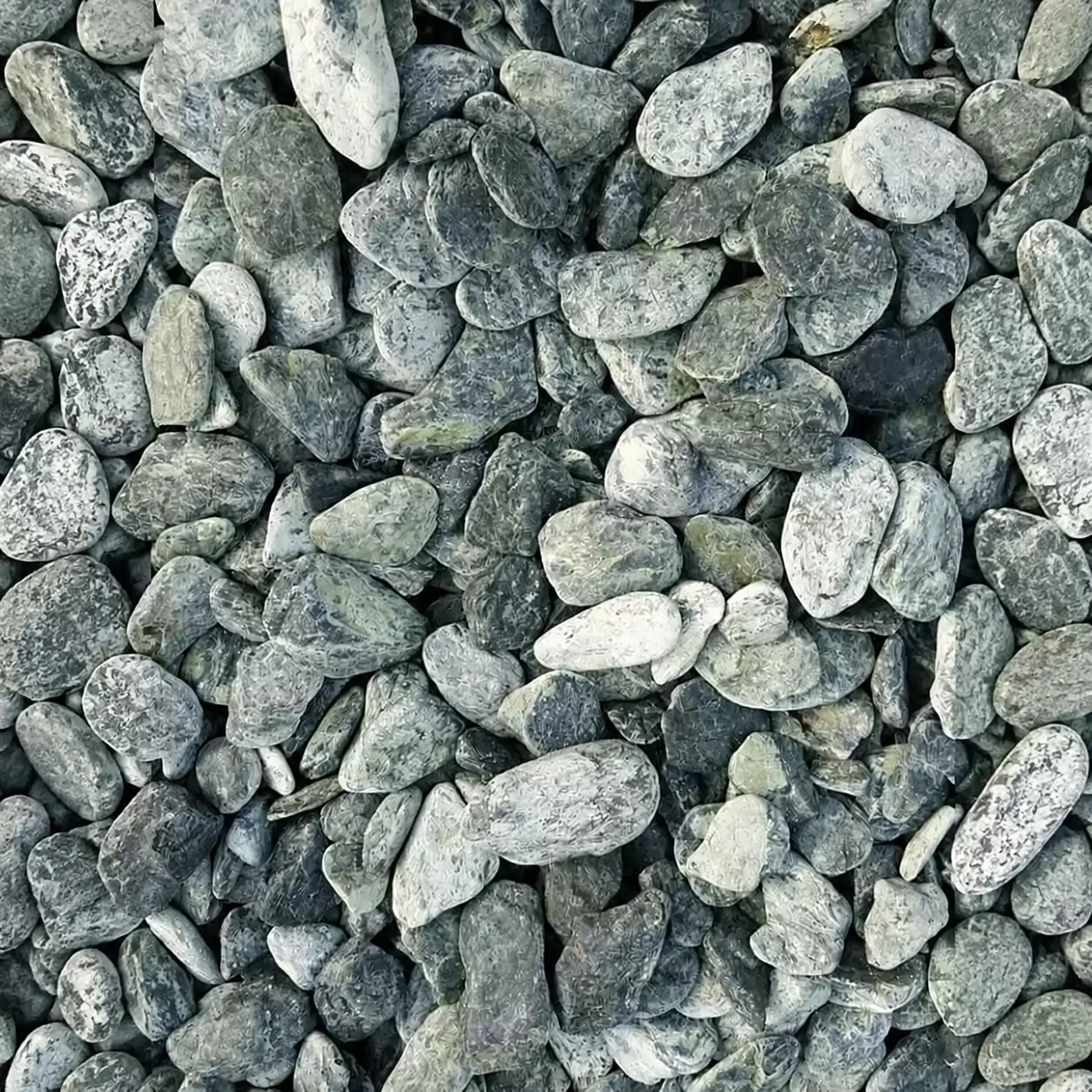 Декоративен камък Зелен, Размер 1-2см, 20кг / Pebbles Green