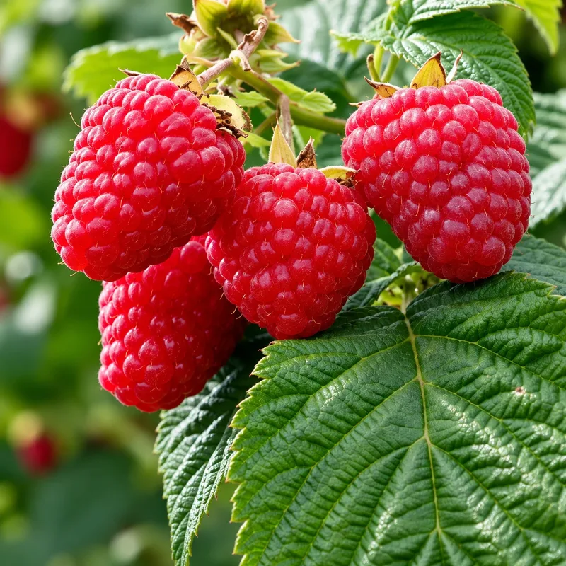 Малина 100-120см, различни сортове / Rubus idaeus